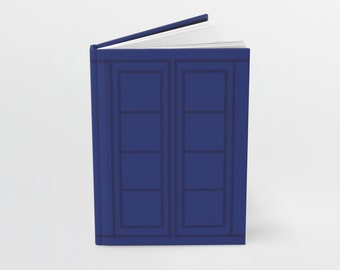 Time Travel Doctor Notebook, Minimalist River Song Journal for Writers, Book Lovers, and Show Fans