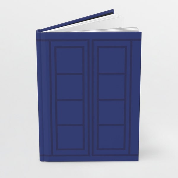 Time Travel Doctor Notebook, Minimalist River Song Journal for Writers, Book Lovers, and Show Fans