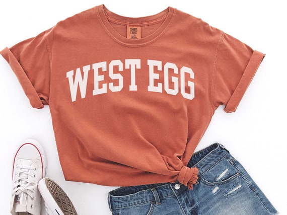 The Great Gatsby West Egg Bookworm Shirt, College Merch Reader Gift Idea, Comfort Colors