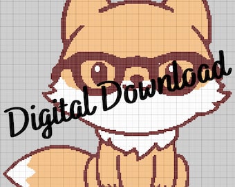 Oversized Fox Crochet/Knitting Blanket Pattern