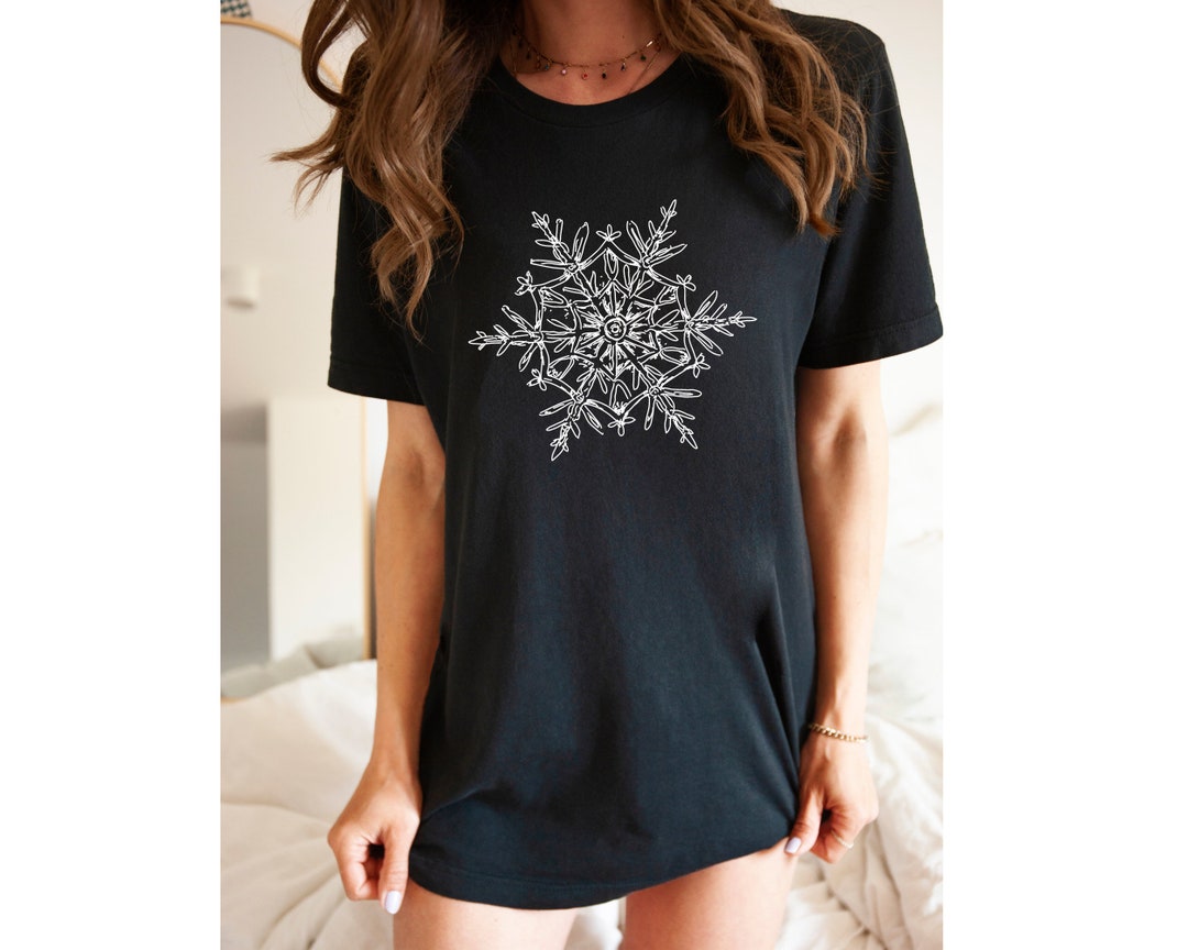 Snowflake Christmas T-shirt Snowflake Shirt Christmas Gifts Snowflake ...