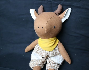 Nursery Room Décor - Cow - Soft Toy - Handmade Decorative Stuffed Baby Toys