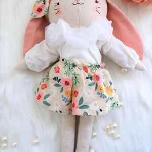 Handmade Decorative Stuffed Toys Bunny Nursery Room Décor Soft Toy image 3