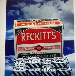 Ricketts Crown blue . 3 cubes