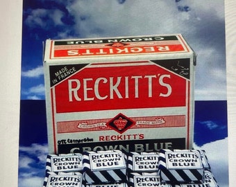 Ricketts Crown blue . 3 cubes