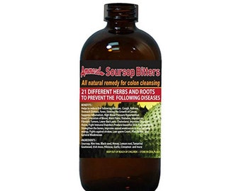 Soursop Bitters/Amenazel Soursop Bitters/Guanábana Bitters 16 Oz .