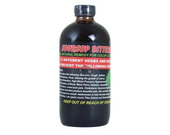 Soursop Bitters/Guanábana Bitters/African Herb.100%pure natural organic soursop bitters. Soursop.