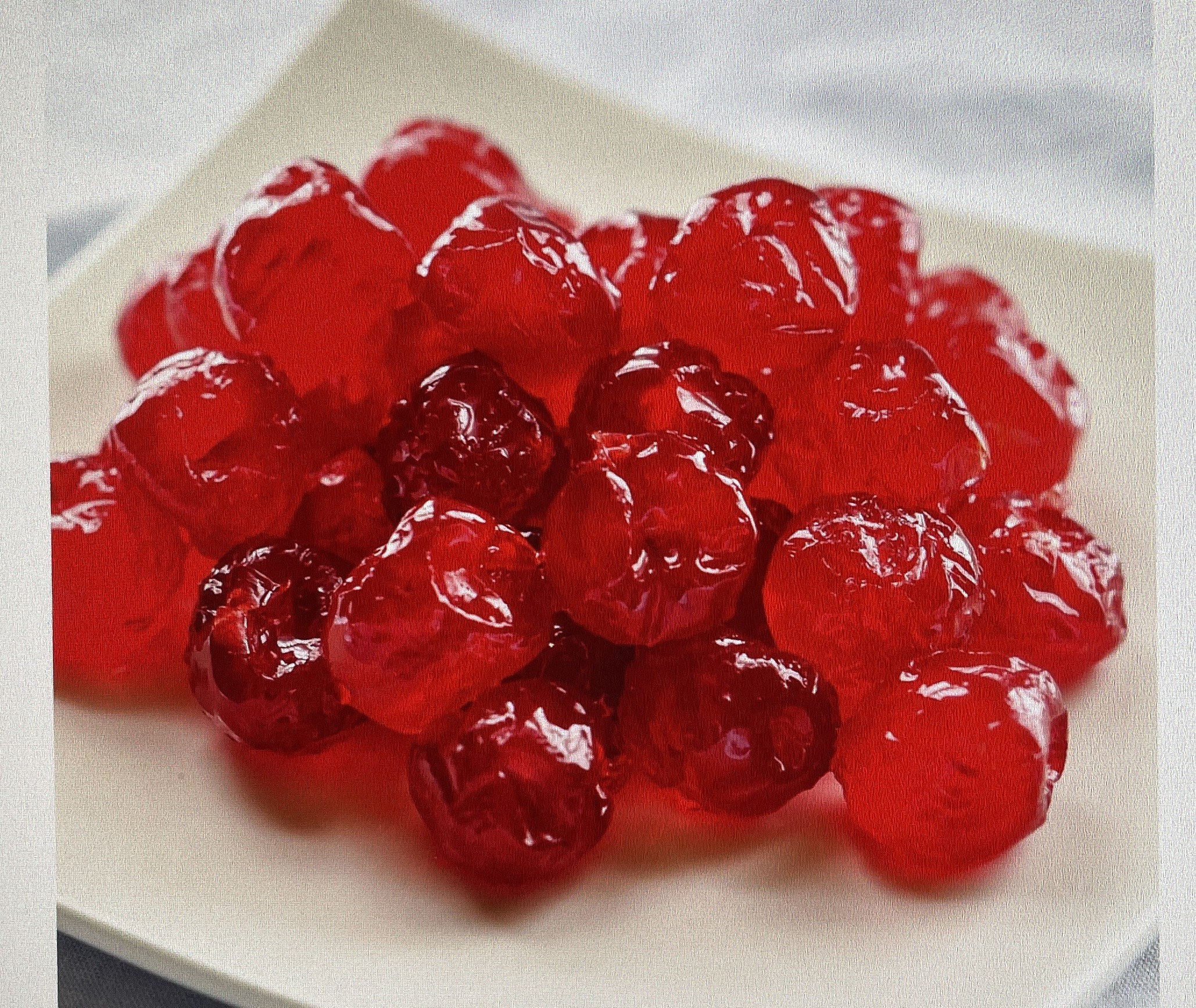 Candied Cherries Glazed Red Cherries.whole Pieces & 1/2 Etsy