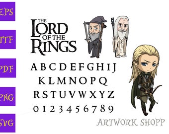 lord of rings font lord of rings font