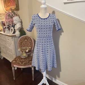 1960&#39;s Talbots Fit and Flare Sweater Dress, Size Small, Perfect Condition