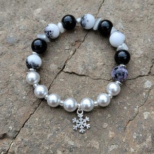 Monochrome Elegance Bracelet
