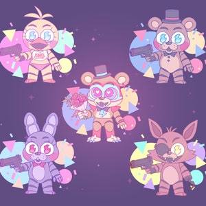 Five Nights at Fetty's | Acrylic Keychains