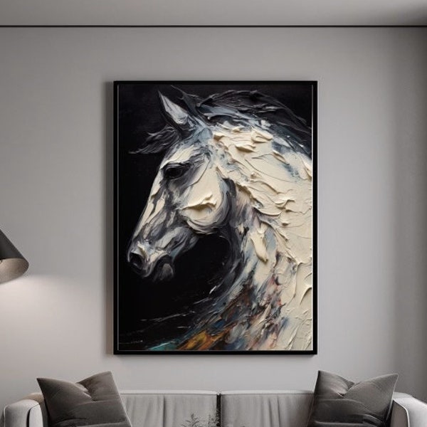 Large Horse Art Etsy Australia