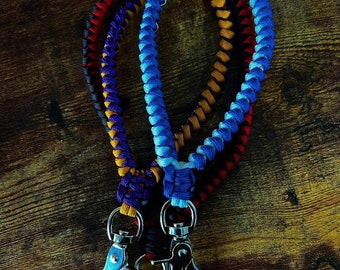 Paracord Snake Knot Wristlet w/ Trigger Snap - Choose Your Color(s) - Handmade