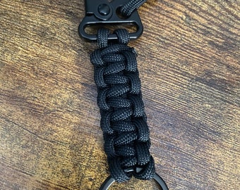 Paracord Keychain with Sling Carabiner - Paracord Carabiner Keychain - EDC Keychain