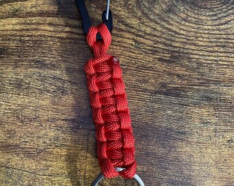 550 Paracord Keychain w/ Carabiner