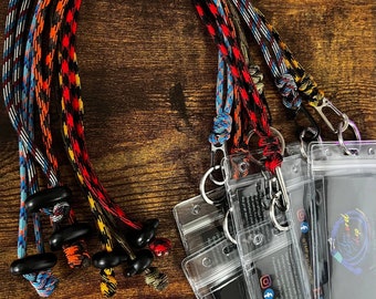 Paracord ID Badge Holder - Paracord Neck Lanyard