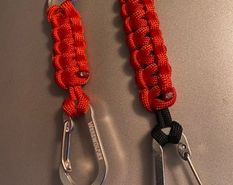 Paracord Keychain w/ Carabiner Bundle