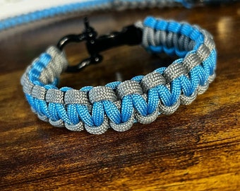 Paracord Cobra Knot Shackle Bracelet