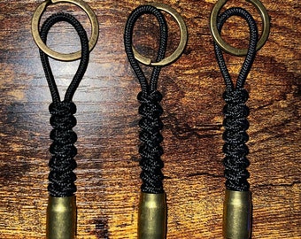 Paracord Bullet Casing Keychain