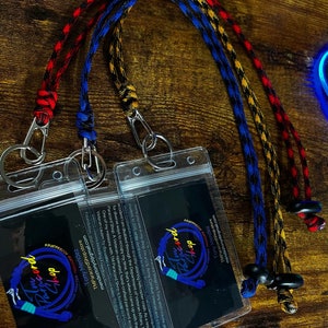 Paracord ID Badge Holder - Paracord Neck Lanyard