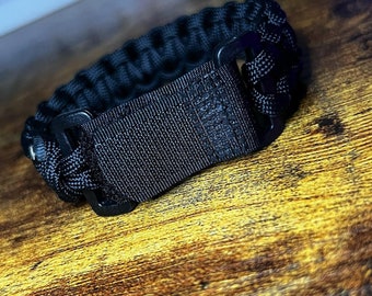Paracord Bracelet w/ Velcro Strap - Law Enforcement Themed