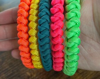 Paracord Snake Knot Bracelet - Various Colors Available!