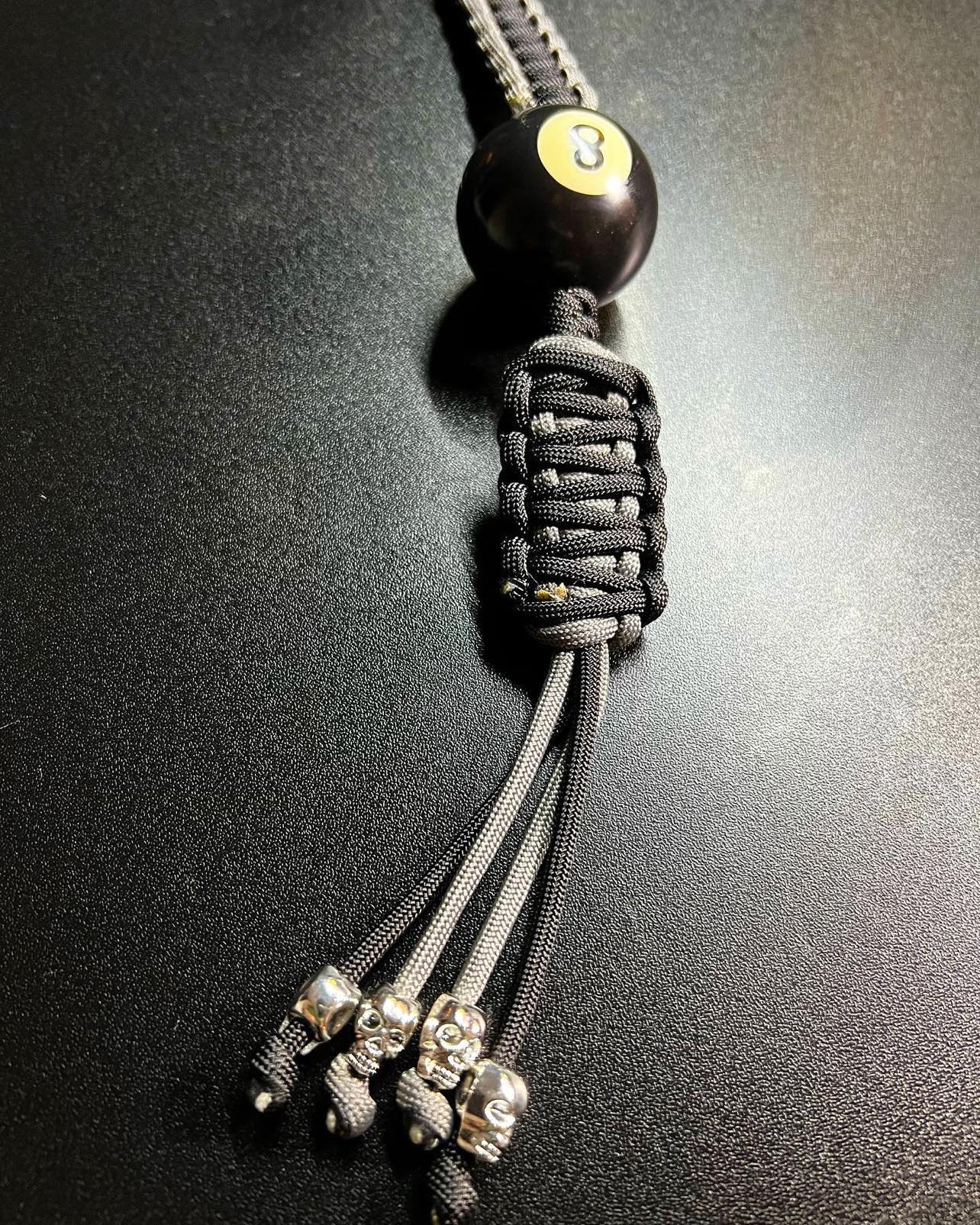 Paracord Motorcycle Whip (Custom Made) (Choose your color)