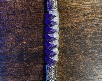 Paracord Viking Rune Snake Knot Keychain
