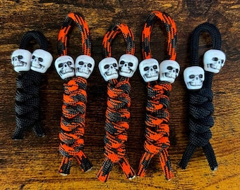 Paracord Skull Lanyard Bundle - Halloween Themed