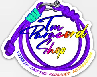 TM Paracord Shop Die-cast Stickers - Logo Stickers