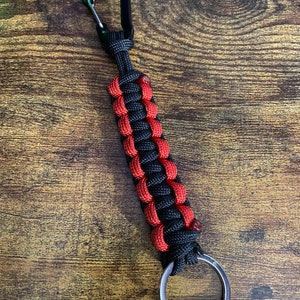 Paracord Schlüsselanhänger mit Karabiner