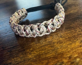 Paracord Bracelet w/ Fastener - Adjustable - Survival/EDC/Tactical Bracelet - Handmade Bracelet - Choose Your Color(s)