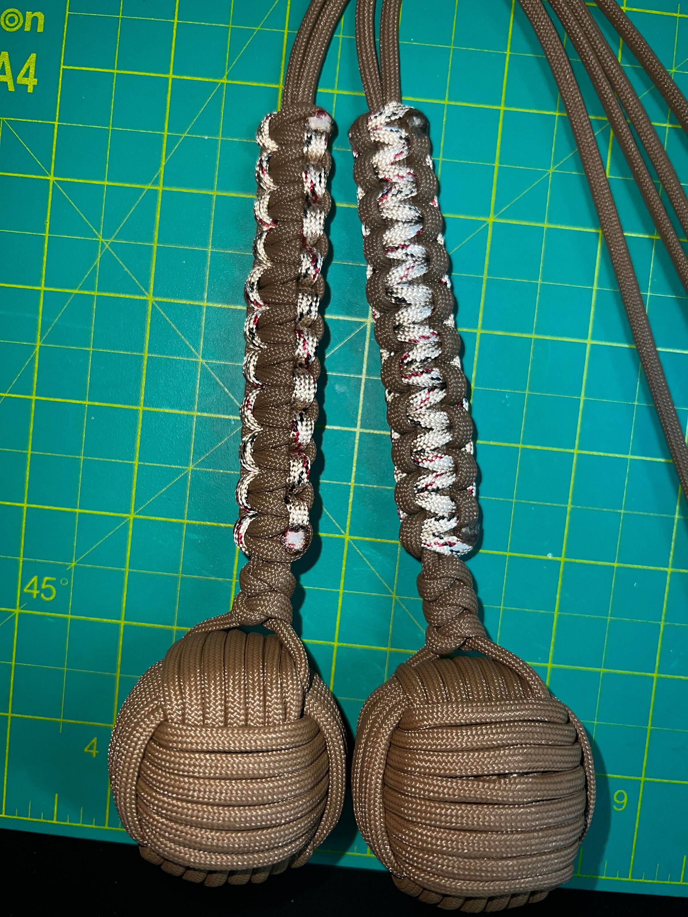 Paracord Monkey Fist 1.5in Steel Ball Bearing Heavy Duty