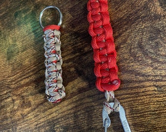 Paracord Keychain with Carabiner - Bundle