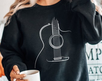 Acoustic Guitar T-Shirt - Musician Tee - Guitar Player Gift Shirt - Guitar Lover Shirt - Nature Guitar Tees - Music Lover Shirt