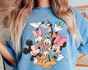 Comfort Colors Mickey Shirt, Mickey Minnie Shirts, Mickey and Friends Shirt, Mouse Shirt, Family Vacation Tshirt, Family Trip, Mickey Lover