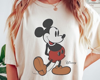 Comfort Colors Mickey Shirt, Cute Mickey Shirts, Retro Mickey T-shirt, Mouse Shirt, Family Vacation Tshirt, Family Trip, Mickey Lover Gift
