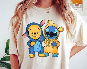Best Friends Shirt - Funny Bear Shirts - Gift For Friend - Comfort Colors - Cute Friends TShirt - Cartoon Lover Gift - Matching Friend Tee