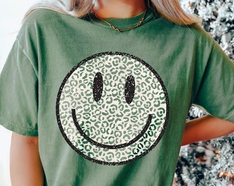 Cute Smile Shirt - Smiley Face Shirt - Happy Face Shirt - Happy Face For Men And Women - Comfort Colors - Positive Vibes T-shirt