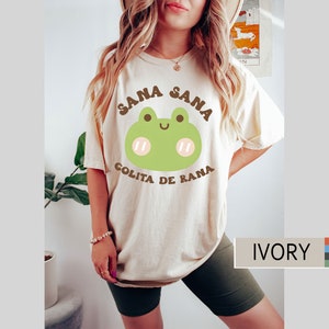 Camiseta Sana Sana Colita De Rana - Camiseta Linda De Rana - Camiseta Spanglish - Camiseta Latinoamericana - Regalo Para Ella - Camiseta Latin Power imagen 2