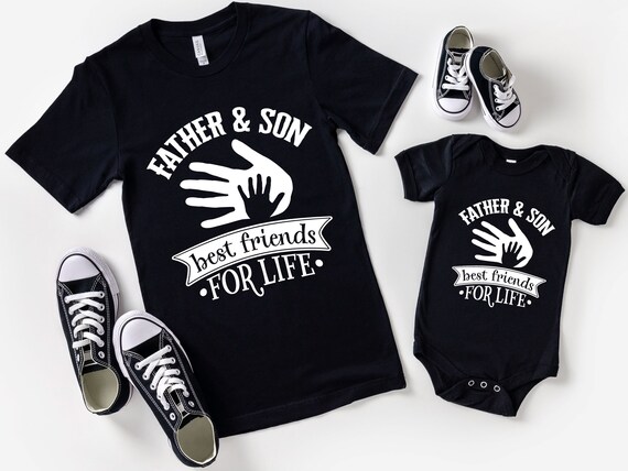 Father And Son Best Friends for Life Shirt, Father's Day Gift Tee, Father and Son Tees, Dad Best Friend T-Shirt, Dad Son Matching Shirts