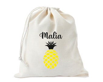 SALE handmade bag Festival Bag,Cute Purse,yellow Crochet Bag,baby gift Pineapple Drawstring Backpack,Sister Gift