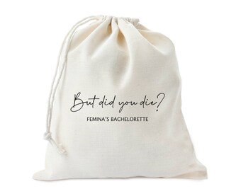 But Did You Die? - But Did You Die Hangover Kit - Hangover Recovery Kit - But Did You Die Bag - Custom Bachelorette Bags - Custom Hangover