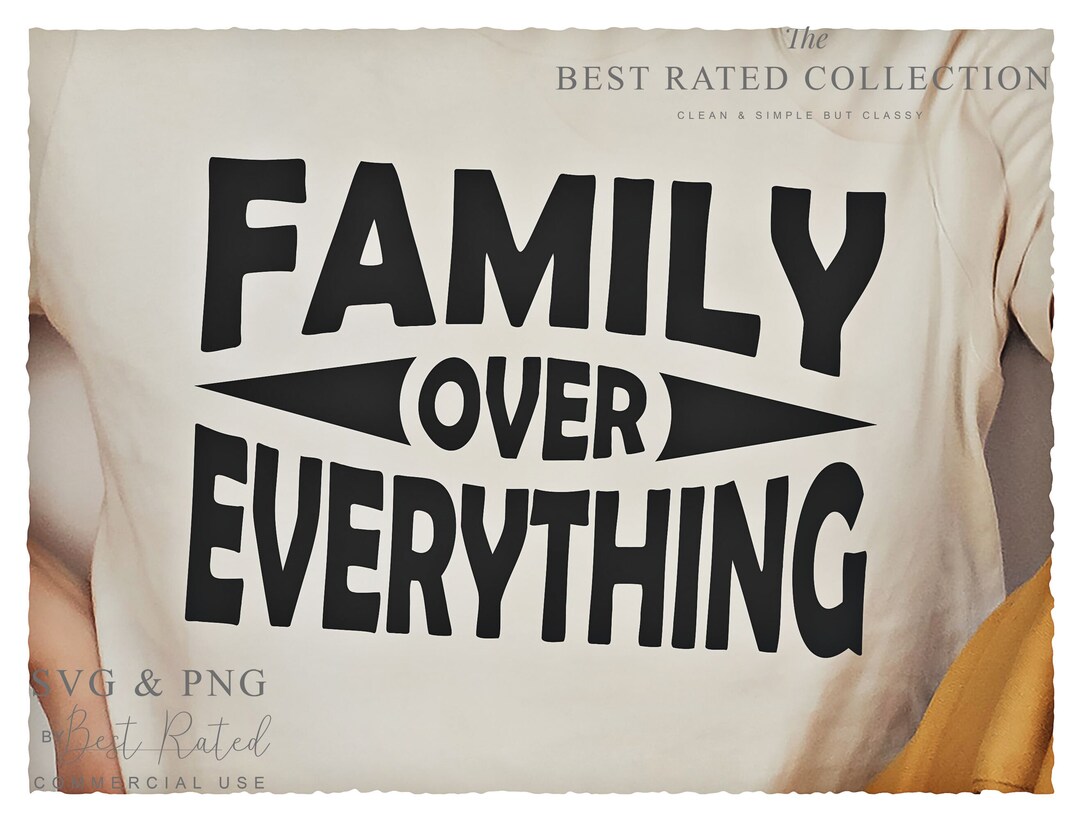 Family Over Everything SVG PNG, Peace Svg, Thanksgiving Svg, Family