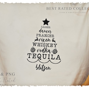 Bebida navideña divertida SVG PNG / Refranes sobre el vino / Citas sobre el vino / Archivo de corte Cricut / Descarga instantánea imagen 1