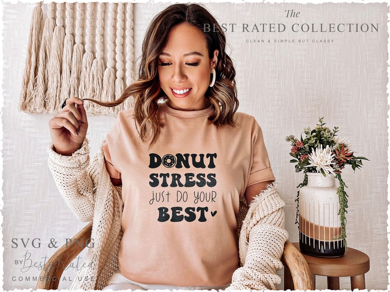 Do Not Stress SVG PNG | Doing My Best | Mental Health | Cricut Cut File ...