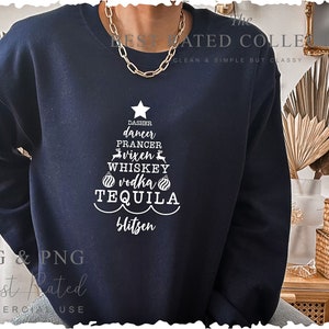 Bebida navideña divertida SVG PNG / Refranes sobre el vino / Citas sobre el vino / Archivo de corte Cricut / Descarga instantánea imagen 8