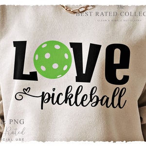 Pickleball SVG PNG, Peace Love Pickleball, Tennis Svg, Door Hanger Svg, Funny Pickleball Svg, Paddle Svg, Pickleball Svg, Pickleball Png