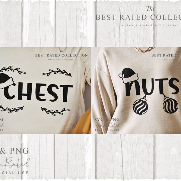 Chest Nuts Svg Png, Ornaments Svg, Fall Leaves Svg, Couples Outfits SVG PNG, Chest Nuts, Christmas Party, Christmas Wine Svg, Couple Svg